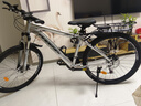 鳳凰官方旗艦店自行車(chē)成年人青少年自行車(chē)越野公路車(chē)山地自行車(chē)承影 鋼架【輻條】漸變灰銀 26寸【適合155-185cm】 24速 曬單實(shí)拍圖