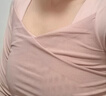 ACKDCS帶胸墊瑜伽服上衣女春款普拉提戶外飛盤運動網紗高彈健身服長袖 曬單實拍圖