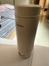 美的（Midea）便攜電熱水杯加熱杯電熱水壺保溫燒水杯350ml迷你旅行出差沖奶泡茶智能恒溫316L不銹鋼MK-DB35X22 曬單實(shí)拍圖