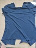馬孔多（macondo）女子運動(dòng)短袖T恤 一衣四穿吸濕速干 春夏跑步半袖馬拉松上衣夏 夜海藍 M 曬單實(shí)拍圖
