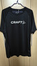 CRAFT戶(hù)外運動(dòng)跑步訓練健身透風(fēng)速干舒適輕薄彈力T恤短袖上衣男 經(jīng)典黑 2XL 曬單實(shí)拍圖