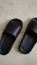 稻草人拖鞋男EVA居家用洗澡防滑浴室內戶(hù)外穿情侶厚底靜音女涼拖黑44-45 曬單實(shí)拍圖