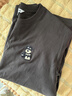 UR2026夏季新款男裝休閑百搭小狗刺繡圓領(lǐng)棉質(zhì)T恤UUY460023+ 中灰 M 曬單實(shí)拍圖