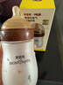 貝因美嬰兒防脹氣玻璃奶瓶0-6-12個(gè)月寶寶仿母乳偏心斷奶奶嘴一歲以上 曬單實(shí)拍圖