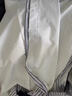 良茨白色韓系假兩件襯衫男款感長(cháng)袖襯衣cleanfit疊穿內搭情侶外套 白色 【升級款】 L 曬單實(shí)拍圖