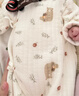 婧麒（JOYNCLEON）新生兒嬰兒衣服春秋滿(mǎn)月純棉初生寶寶連體衣a類(lèi)爬服 Jlt200709 曬單實(shí)拍圖