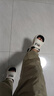 涼鞋男夏季外穿防滑踩屎感兩用運動(dòng)沙灘拖鞋男款休閑開(kāi)車(chē)涼拖鞋男 黑白 43 曬單實(shí)拍圖