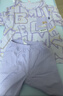 芬騰 睡衣女純棉新款潮趣潮流圓領(lǐng)可外穿家居服睡衣套裝 香芋紫 XL 曬單實(shí)拍圖