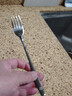 京東京造 叉子 水果叉牛排西餐不銹鋼食品用韓式甜品叉【堅固耐用】2只裝 曬單實(shí)拍圖