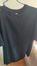 凡客誠品時(shí)尚休閑純棉素色T恤衫情侶款半袖 黑色 2XL 曬單實(shí)拍圖