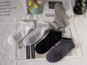 ROMON羅蒙襪子純棉網(wǎng)眼透氣吸汗雙螺口防滑夏鎖跟季運動(dòng)風(fēng)男士全棉短襪 曬單實(shí)拍圖