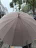 繁夏復古木質(zhì)16骨加大長(cháng)柄雨傘男士加厚加固結實(shí)抗風(fēng)晴雨兩用女雙人傘 曬單實(shí)拍圖