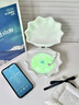 極地物種貝殼藍牙音箱音響禮物高顏值喬遷結婚桌面音樂(lè )盒氛圍燈送男女生朋友老婆生日禮物 星月白+禮盒禮袋 曬單實(shí)拍圖