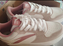 安踏女鞋輕松板鞋厚底小白鞋春季新款皮面防潑水休閑輕便運動(dòng)板鞋女 【軟萌櫻花粉】-小紅書(shū)爆款 37.5 【官方正品-假一賠十】 曬單實(shí)拍圖