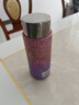 樂(lè )扣樂(lè )扣（LOCK&LOCK）純鈦保溫杯燜茶水杯男女便攜戶(hù)外直身設計隨手杯 紫色300ml 曬單實(shí)拍圖