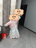 迪士尼（Disney）新中式女童漢服2026春秋新款馬面裙褲子套裝兒童古風(fēng)女孩超仙套裝 花蝶音馬面裙套裝(上衣+馬面裙) 130 曬單實(shí)拍圖