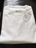 京東京造80支液氨短袖男士t恤打底衫內搭春季新款男裝衣服輕奢抗皺 白XL 曬單實(shí)拍圖