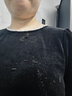 德瑪納【名媛風私服】秋季輕奢風嵌珠鏈圓領絲絨拼接亮片寬松女式連衣裙 曬單實拍圖