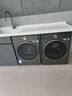 小天鵝（LittleSwan）年度機皇小烏梅3.0洗烘套裝10KG滾筒洗衣機全自動(dòng)+熱泵烘干機TG10VE40+E40以舊換新(支持?zhù)櫭芍锹?lián)) 曬單實(shí)拍圖