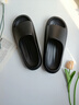 潔麗雅踩屎感涼拖鞋男士夏季2026新款室內防滑防臭情侶居家用厚底拖鞋女 星夜黑 42-43 【適合41-42】 曬單實(shí)拍圖