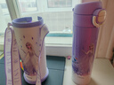 迪士尼兒童保溫杯316不銹鋼大容量帶吸管男女小學(xué)生上學(xué)便攜雙飲水杯子 曬單實(shí)拍圖