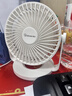 賽億電風(fēng)扇小風(fēng)扇小臺扇迷你USB手持便攜電風(fēng)扇小型學(xué)生宿舍床頭辦公室輕音桌面扇小型可車(chē)載風(fēng)扇 曬單實(shí)拍圖