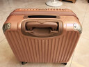 莎米特行李箱18英寸商務(wù)空乘登機旅行箱可上飛機小拉桿箱 PC338TC玫瑰金 曬單實(shí)拍圖
