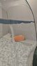一棉緣（cottonfaith）A類(lèi)家用免安裝嬰兒防摔蚊帳蒙古包蚊帳架雙開(kāi)門(mén)1.5x2米【可折疊】 曬單實(shí)拍圖