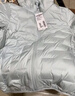 波司登（BOSIDENG）鵝絨羽絨服女士春秋輕薄連帽寬松短款內膽百搭保暖外套 【店長(cháng)推薦】700+蓬鵝絨-巖石灰-格雷系【卡碼拍大】 L 170/92A 體重約140-150斤 曬單實(shí)拍圖