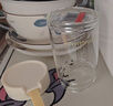富光清然玻璃杯 高硼硅玻璃水杯子 女生便攜牛奶咖啡刻度茶杯330ml 曬單實(shí)拍圖