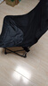 月逸清輝戶(hù)外折疊椅子便攜式露營(yíng)釣魚(yú)家用成人午休加厚加粗躺椅可坐可睡 大號高背月亮椅-黑色 曬單實(shí)拍圖