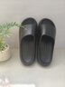 潔麗雅踩屎感涼拖鞋男士夏季2026新款室內防滑防臭情侶居家用厚底拖鞋女 星夜黑 42-43 【適合41-42】 曬單實(shí)拍圖