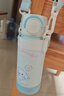 杯具熊（BEDDYBEAR）海浪雙飲保溫杯女帶杯套吸管水杯大容量學(xué)生杯子500ml情書(shū)大耳狗 曬單實(shí)拍圖