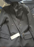 優(yōu)衣庫女裝雙排扣茄克/外套通勤商務(wù)夾克481603 484252 481603/05天灰色 S 曬單實(shí)拍圖