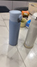 膳魔師（THERMOS）500ml保冷保溫杯防滑硅膠底316鋼男女士學(xué)生水杯子TCMD-500S-MBL 曬單實(shí)拍圖