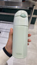 膳魔師（THERMOS）保溫杯400ml男女士不銹鋼保冷杯水杯子吸管杯TCMI-400S GR 曬單實(shí)拍圖