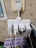 國際電工 柔性插座轉換器無(wú)線(xiàn)插排多孔家用USB充電多功能一轉多電源接線(xiàn)板 柔性品字形一轉八【獨立開(kāi)關(guān)】 曬單實(shí)拍圖