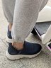 斯凱奇（Skechers）閃穿鞋男鞋春季休閑健步鞋一腳蹬運動(dòng)鞋百搭軟底布鞋118306 曬單實(shí)拍圖