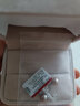 滴水成珠南珠世家正圓淡水珍珠耳釘925銀耳飾銀芯硅膠耳堵情人節禮物 6.0-7.0mm白色珍珠+925銀耳釘 曬單實(shí)拍圖