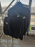 adidas經(jīng)典休閑三條紋長(cháng)袖套裝男女秋季阿迪達斯官方輕運動(dòng) 黑色（推薦選大一碼）   M 曬單實(shí)拍圖