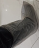 七海秋一次性雨鞋套防水防滑雨靴腳套加厚塑料男女通用鞋套長(cháng)筒灰20只裝 曬單實(shí)拍圖