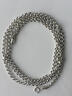 富貴鹿 復古925銀泰銀男女長(cháng)款項鏈無(wú)吊墜 毛衣鏈粗款配鏈潮流銀飾品 粗3mm,長(cháng)75cm 曬單實(shí)拍圖