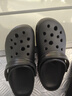 京東京造【專(zhuān)業(yè)防滑】eva洞洞鞋浴室防臭戶(hù)外外穿踩屎感拖鞋男黑色42-43 曬單實(shí)拍圖