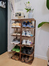 小匠材鞋架門(mén)口多層家用鞋柜小型入戶(hù)宿舍出租房簡(jiǎn)易收納置物架子6層 曬單實(shí)拍圖