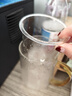 雅集玻璃杯筑銘杯茶杯泡茶杯帶過(guò)濾木蓋喝水杯子玻璃杯男士辦公杯 曬單實(shí)拍圖
