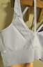 ubras無(wú)縫假兩件中強運動(dòng)背心文胸透氣高彈吸濕排汗內衣女沙丘色L 曬單實(shí)拍圖