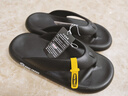 大嘴猴（paul frank）人字拖男士夏季軟底沙灘鞋女士夾趾室內居家涼拖鞋 黑色 42-43  曬單實(shí)拍圖