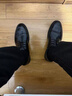 意爾康男鞋春秋真皮商務(wù)正裝皮鞋軟底舒適通勤婚鞋 61305W黑色42 曬單實(shí)拍圖