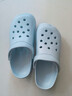 潔麗雅護士洞洞鞋女夏季2026新款涼鞋外穿防滑手術(shù)室醫護包頭涼拖鞋男夏 天空藍 38-39 【標準碼】 曬單實(shí)拍圖