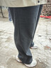 婧麒（JOYNCLEON）孕婦褲春秋款外穿闊腿褲子長(cháng)褲不勒肚孕婦裝 深灰 XXL Jyk202018 曬單實(shí)拍圖